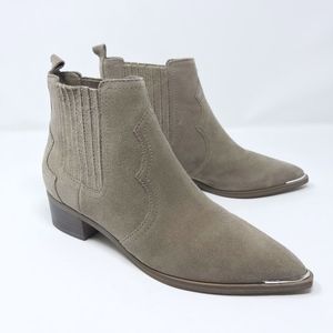 marc fisher yohani bootie cloud suede